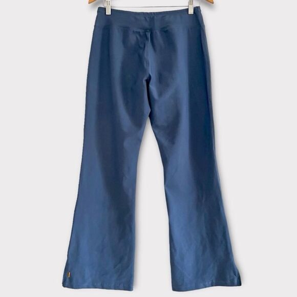 Lucy- Tech Blue Wide Leg Yoga Pants Size Medium - Picture 1 of 6